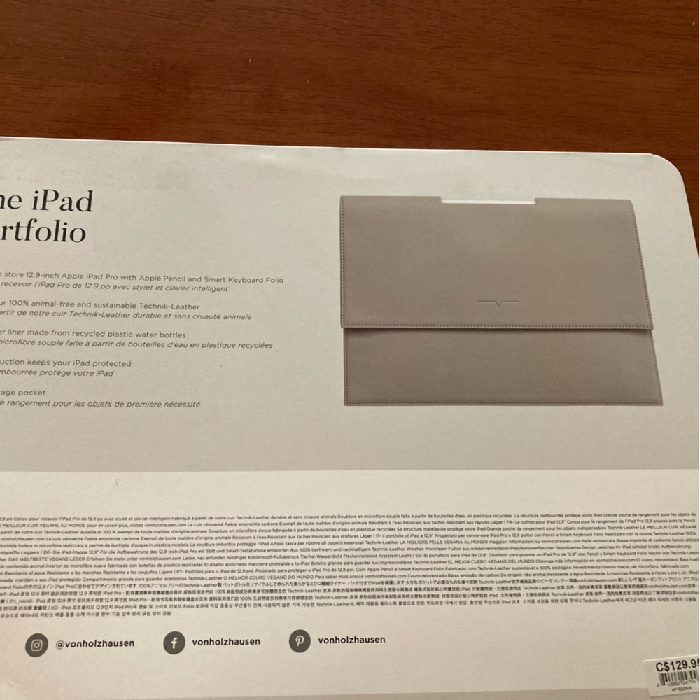 Von Holzhausen the iPad Portfolio 12.9-inch | NWT - Picture 11 of 11